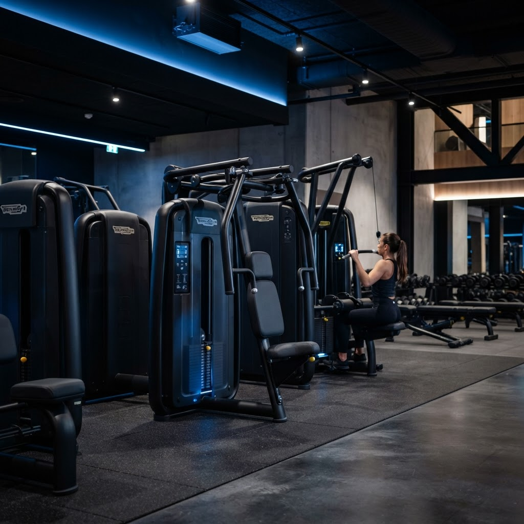 Attrezzature Technogym nella sala pesi
