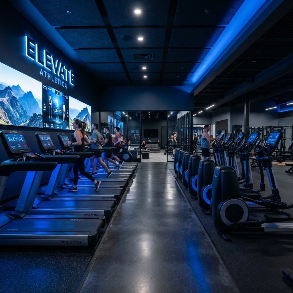 Sala Cardio presso Elevate Fitness Club